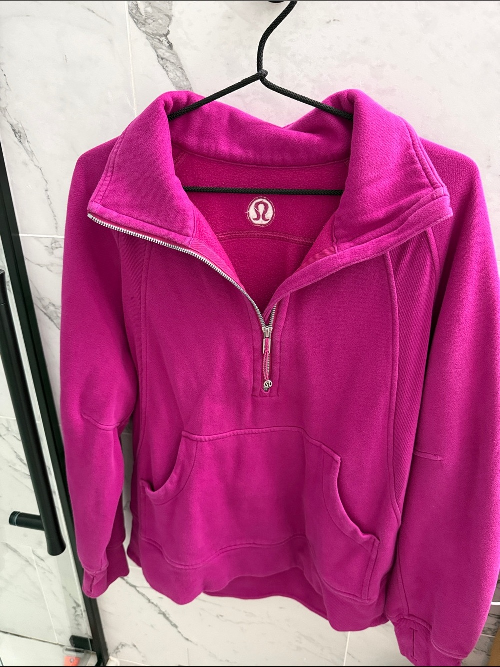 lululemon athletica Women's Fleece Half-Zip Pullover - Magenta